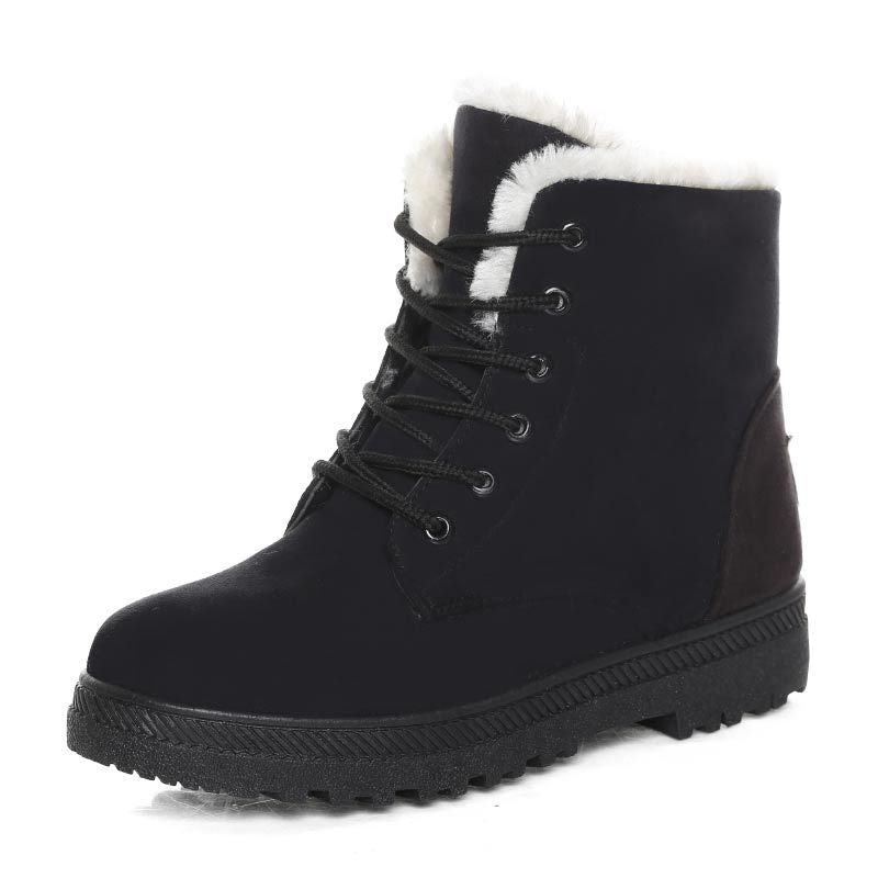 Plush Ankle Snow Boots in 5 Colors