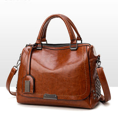 Soft Messenger Bag with Rhinestones in 3 Colors