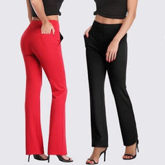 Slim Fit Pants with Pockets