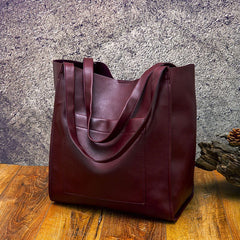 Large Capacity Satchel with Outside Pocket