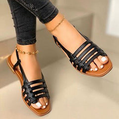 Flat Woven Sandals in 3 Colors