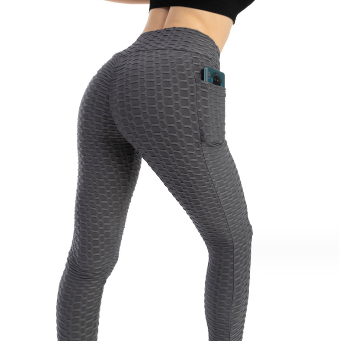 High Stretch Hip-Lifting Slim Fit Leggings with Pocket in 8 Colors S-XL