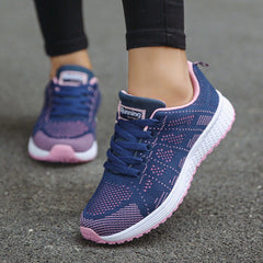 Breathable Non-Slip Flying Woven Running Shoes