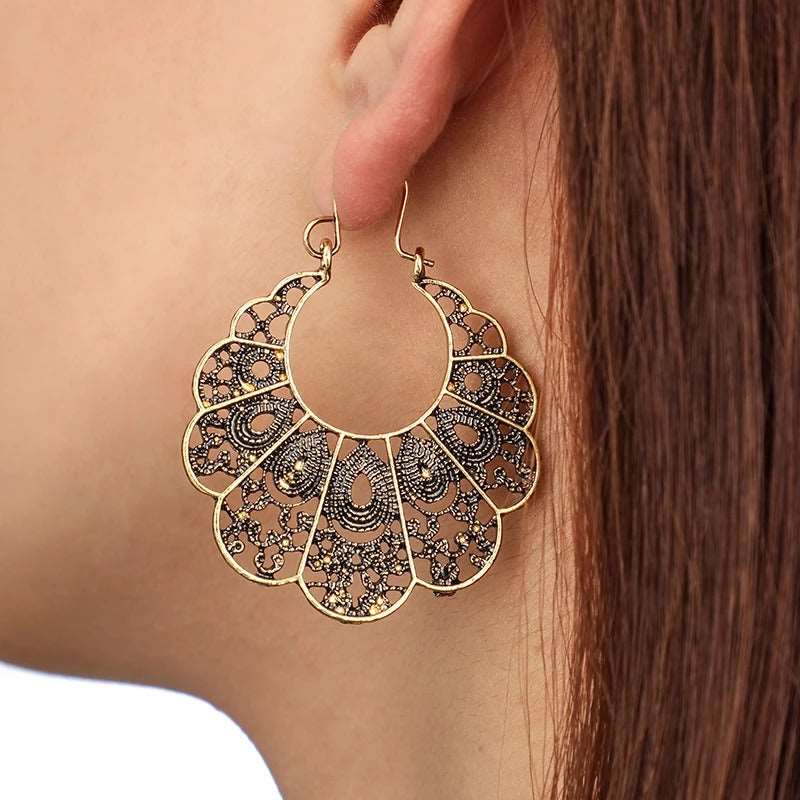 Boucles d'oreilles ethniques bohèmes en 6 styles