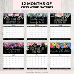 Tired Female 2025 Sweary Calendar