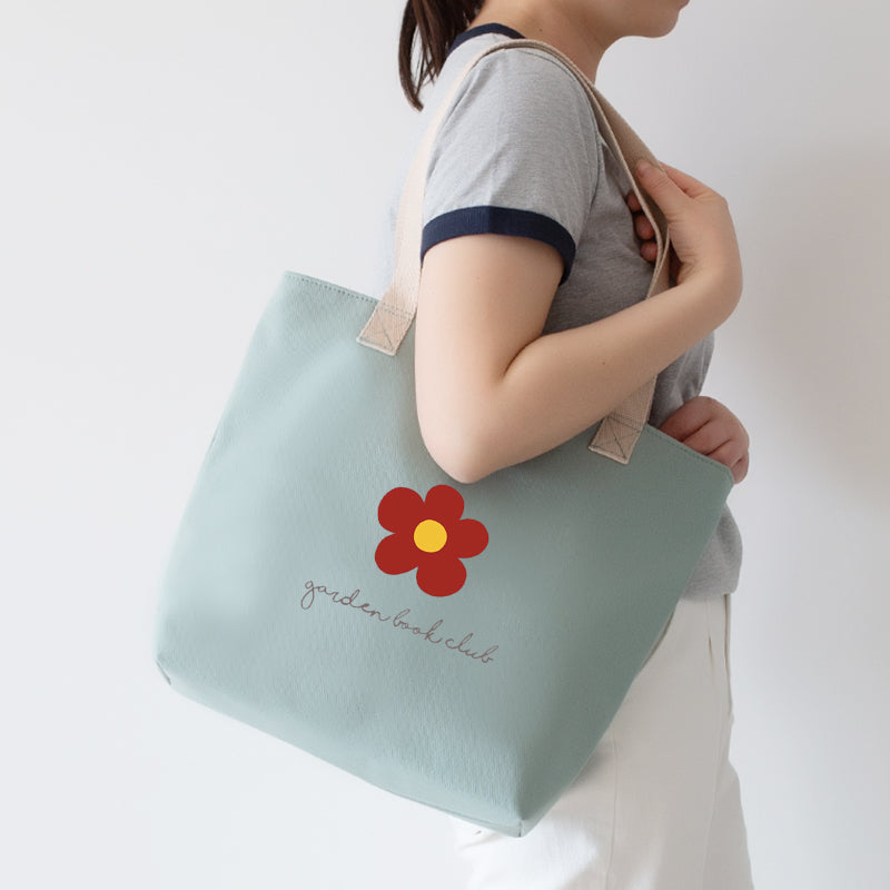 Large Capacity Canvas Artistic Shoulder Tote Bag