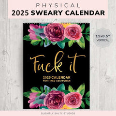 Tired Female 2025 Sweary Calendar