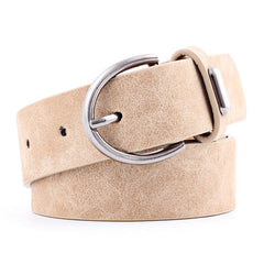 Ceinture à boucle en 6 couleurs