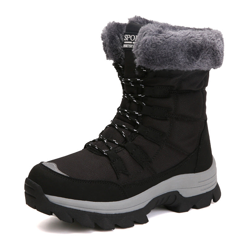 Plush Waterproof Snow Boots in 2 Colors