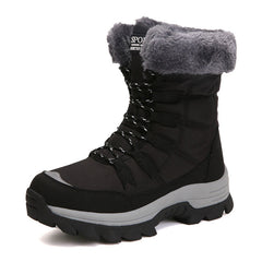 Plush Waterproof Snow Boots in 2 Colors