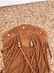 Bohemian Studs Tassel Thong Sandals