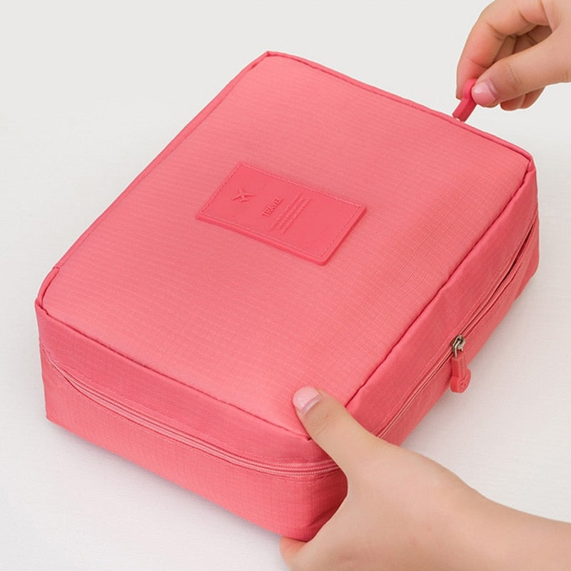 Multifunction Travel Cosmetic Bag in 28 Patterns and Colors