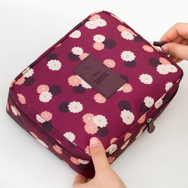 Multifunction Travel Cosmetic Bag in 28 Patterns and Colors