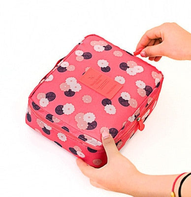Multifunction Travel Cosmetic Bag in 28 Patterns and Colors