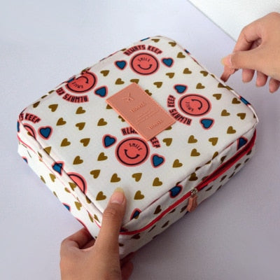 Multifunction Travel Cosmetic Bag in 28 Patterns and Colors