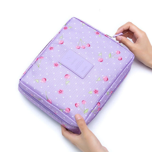 Multifunction Travel Cosmetic Bag in 28 Patterns and Colors