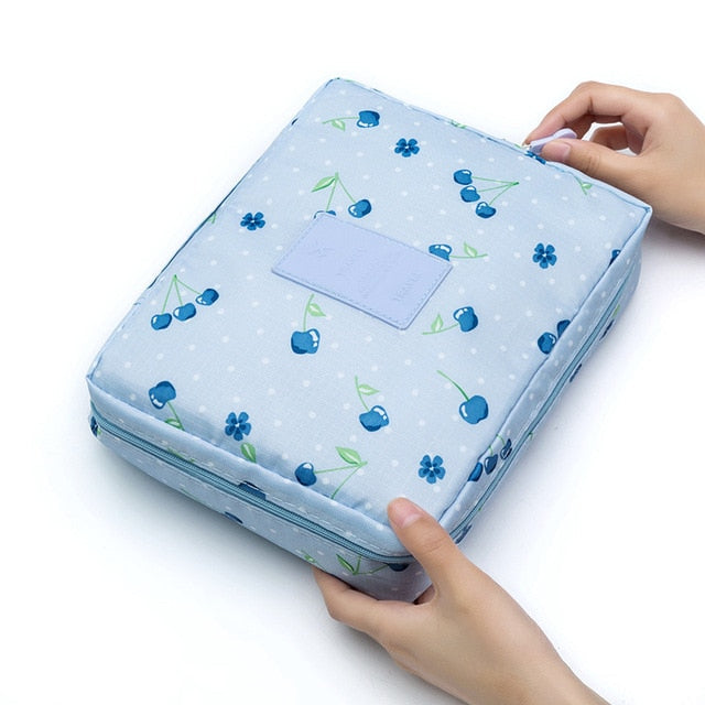Multifunction Travel Cosmetic Bag in 28 Patterns and Colors