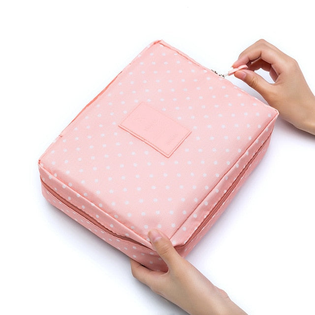 Multifunction Travel Cosmetic Bag in 28 Patterns and Colors