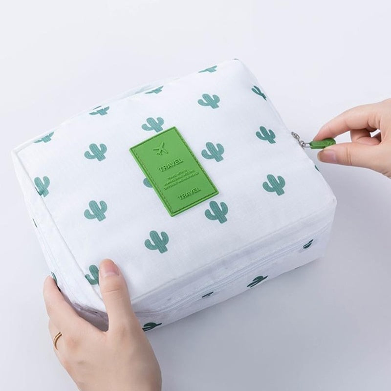 Multifunction Travel Cosmetic Bag in 28 Patterns and Colors