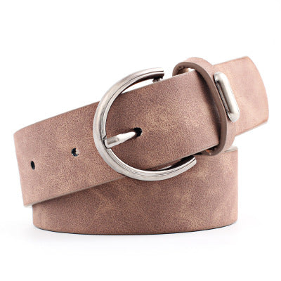 Ceinture à boucle en 6 couleurs