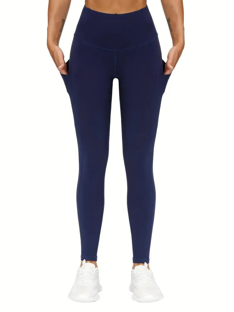 High Waist Yoga Leggings with Pockets