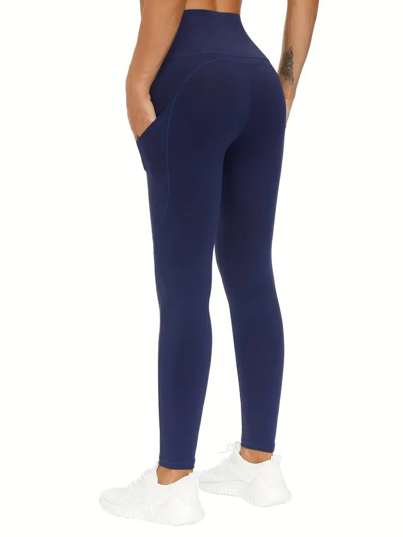 High Waist Yoga Leggings with Pockets