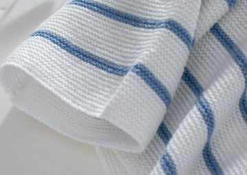 Loose Fit Round Neck Striped Sweater