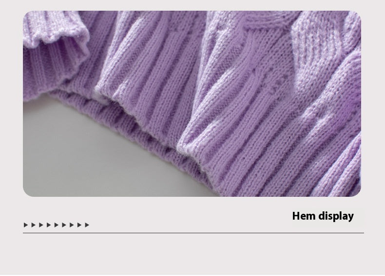 Long Sleeve Mock Neck Sweater