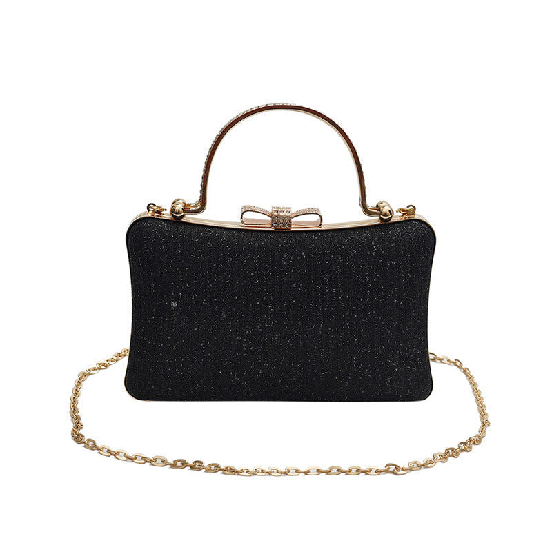 Elegant Hand Bag with Chain Shoulder Strap
