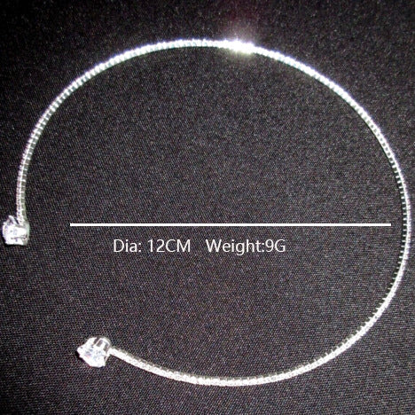 Rhinestone Choker Necklace