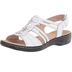 Flache Sandalen mit offener Spitze in 5 Farben