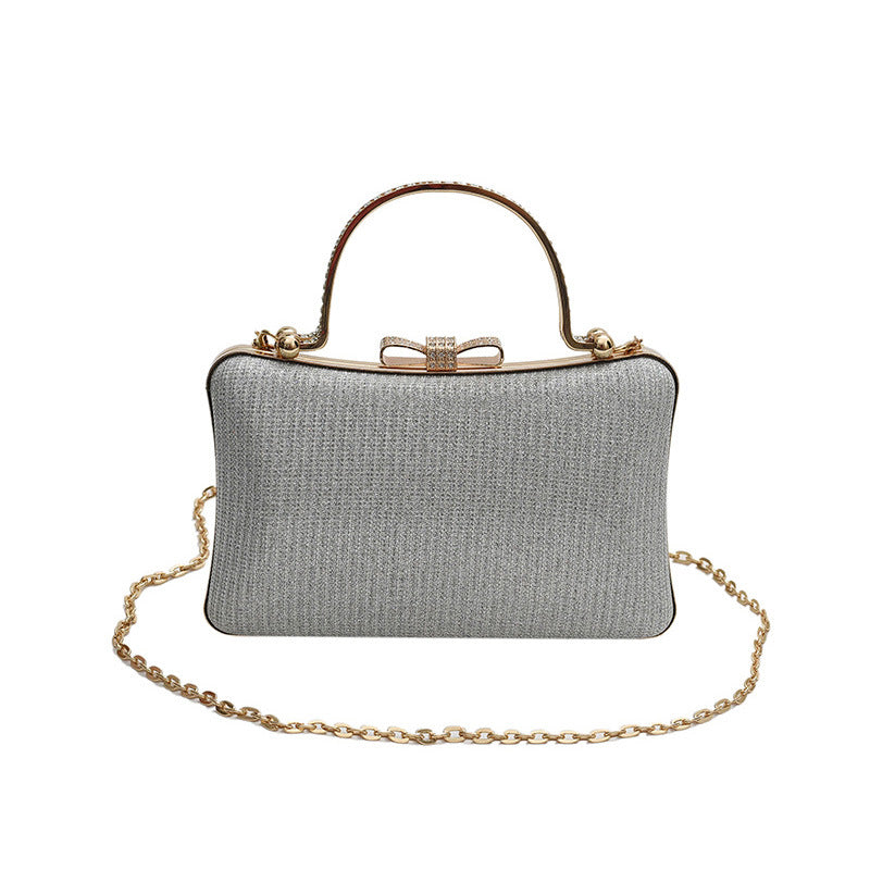 Elegant Hand Bag with Chain Shoulder Strap