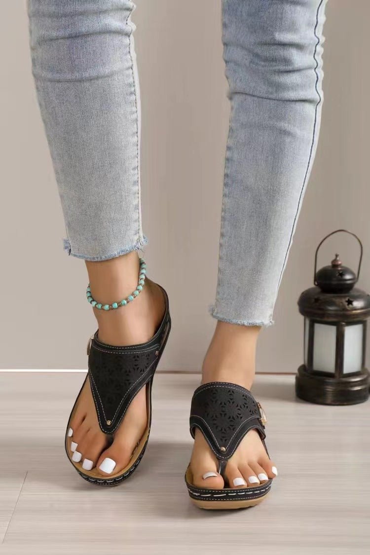 Wedge Roman Sandals in 3 Colors
