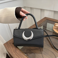 Solid Color Crossbody Hand Bag