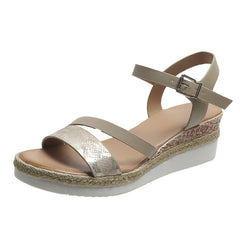 Wedge Sandals With Ankle Strap