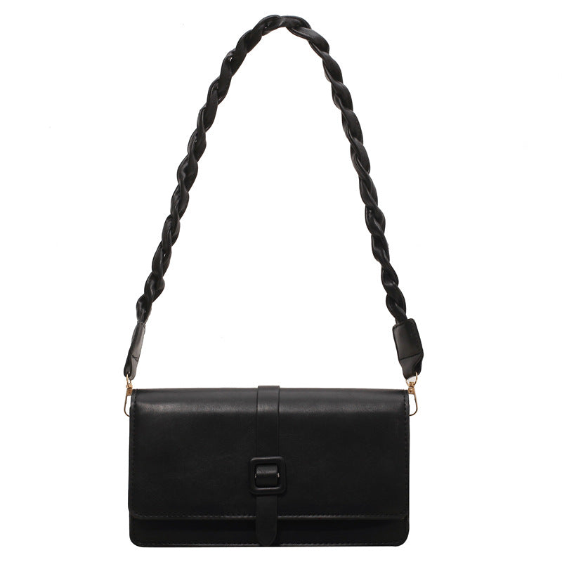 Shoulder Bag with Braided Strap