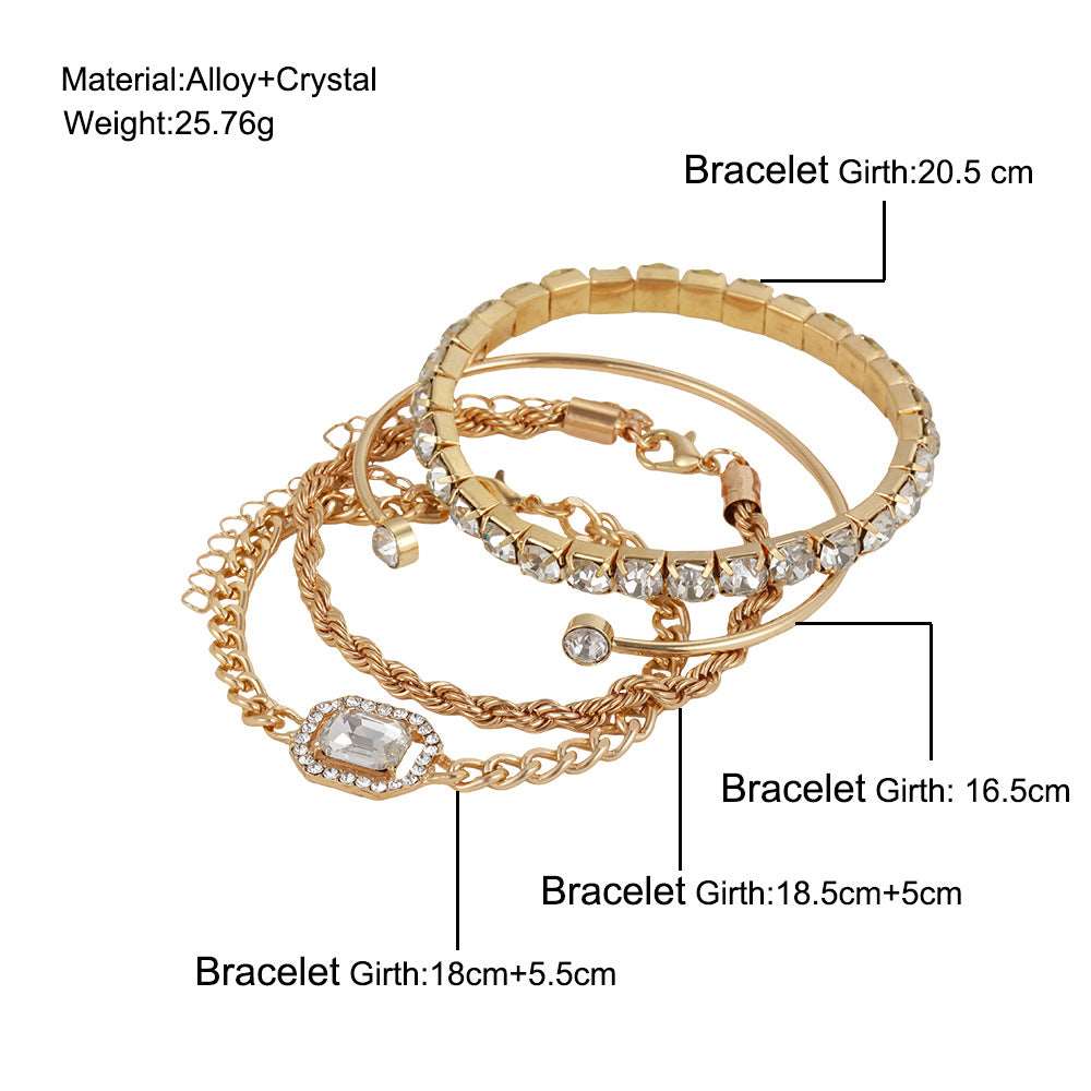 Four Piece Bracelet Set