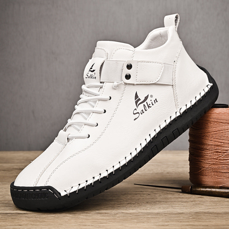 Men's Low Top Leather Shoes in 8 Colors