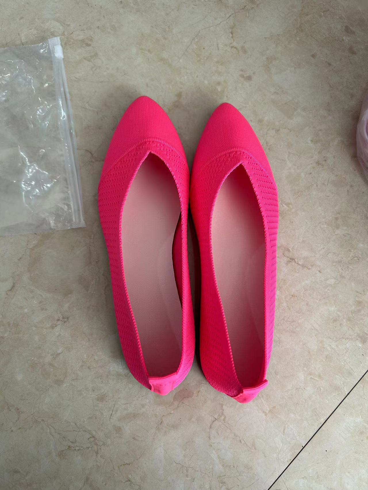 Pointed Toe Flat Sole Slip On Shoes