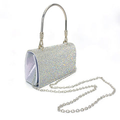 Elegant Hand Bag with Chain Shoulder Strap in 3 Colors