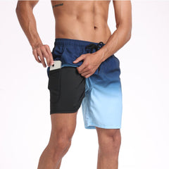 Men's Swim Shorts with Pockets and Drawstring in 11 Colors S-3XL