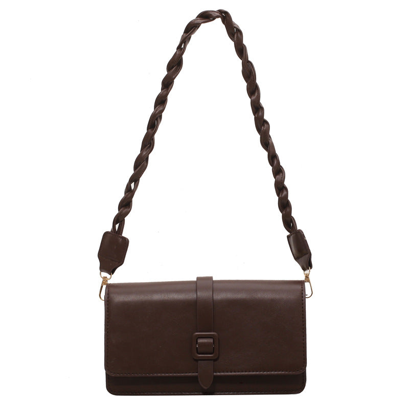 Shoulder Bag with Braided Strap