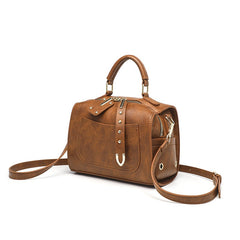 Solid Color Hand Shoulder Bag