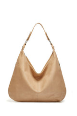 Solid Color Hand Shoulder Bag with Zipper