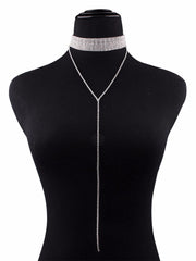 Multilayer Strand Chain Necklaces