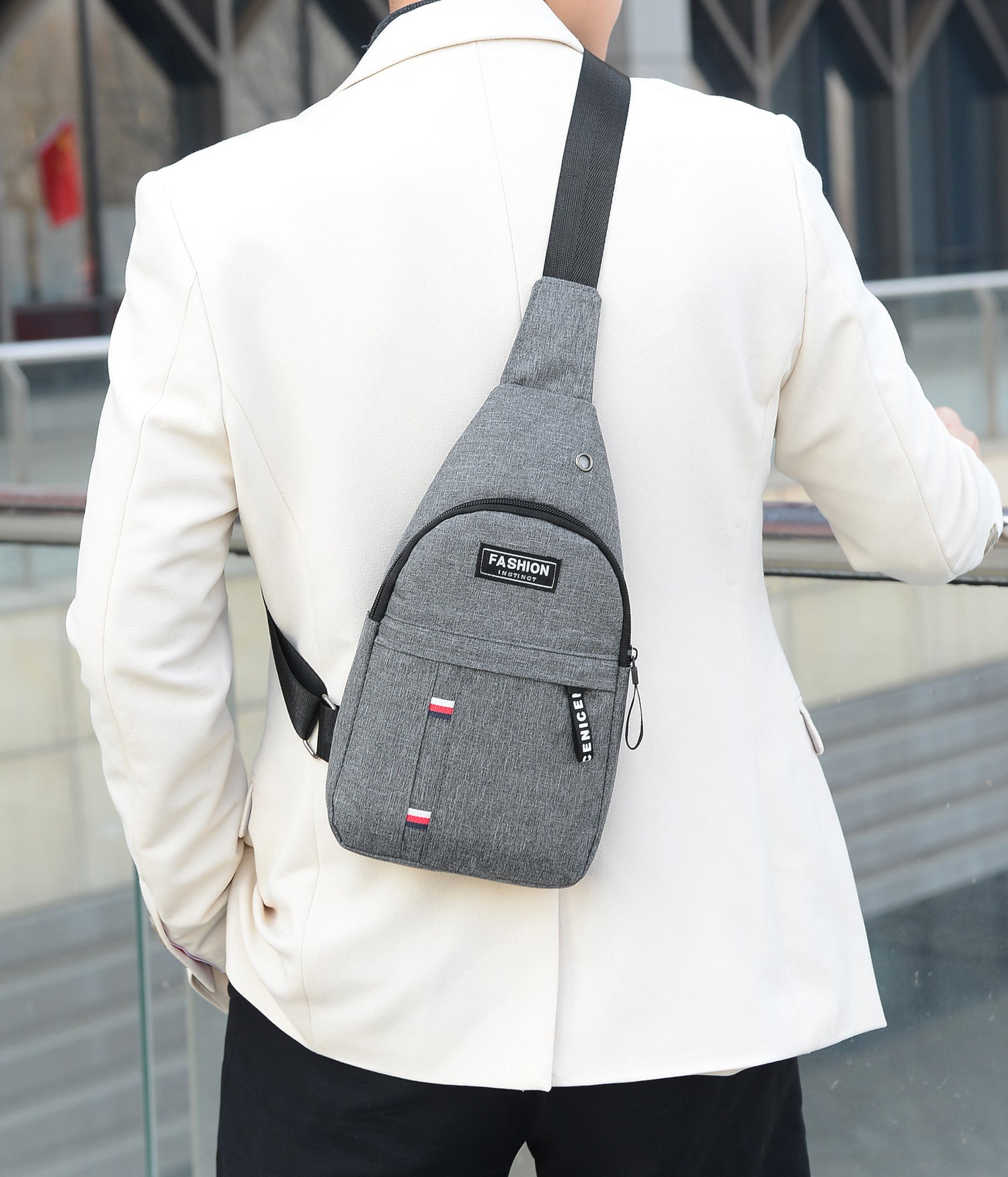 Men's Oxford Shoulder Messenger Bag in 3 Colors