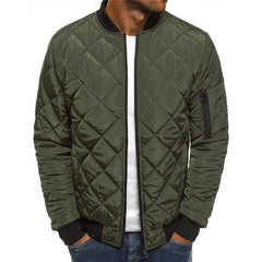 Einfarbige Herrenjacke mit Reißverschluss in 6 Farben S-3XL