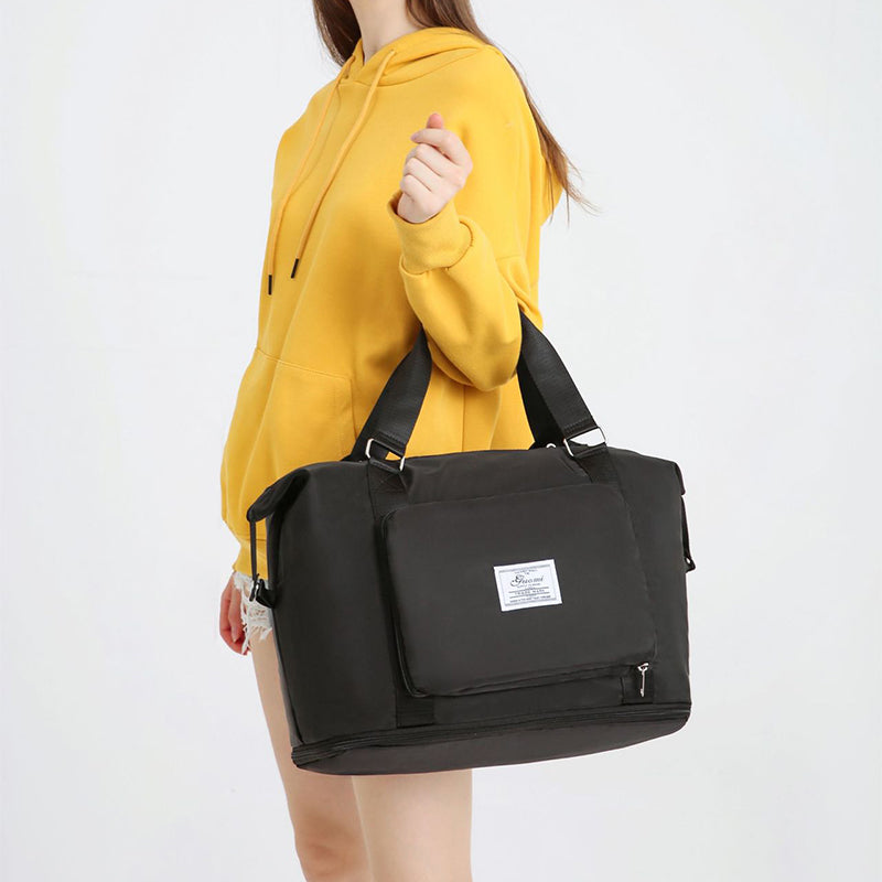 Expandable Oxford Travel Bag Backpack with Luggage Belt in 8 Colors