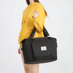 Expandable Oxford Travel Bag Backpack with Luggage Belt in 8 Colors
