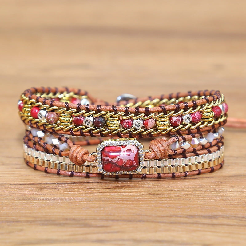 Multi-Layer Woven Bohemian Bracelet in 2 Colors